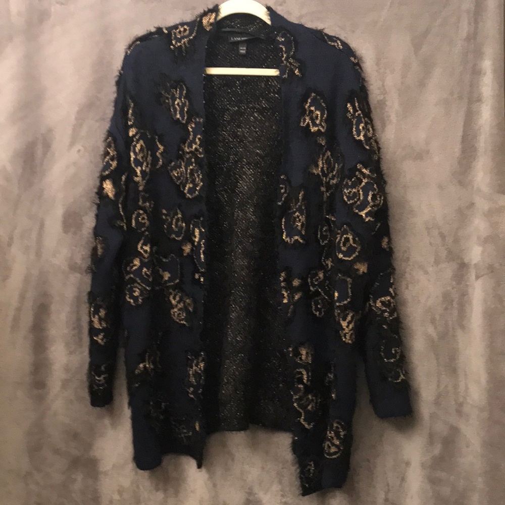 Lane Bryant eyelash sweater/cardigan. 18/20. EUC.